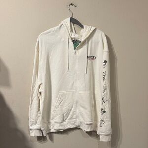 Plus Size Disney Mickey & Friends Full Zip Hoodie sz 3x Mickey Minnie Donald NWT